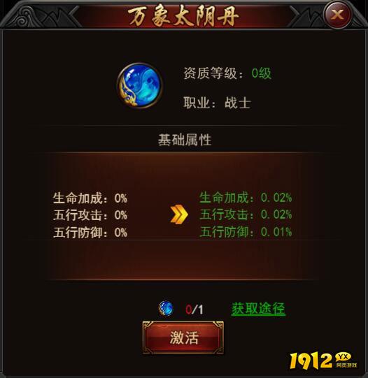  1912yx《决战沙邑》万象套装攻略
